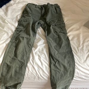 Dark green American eagle Cargo Pants
